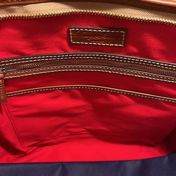 Dooney & Bourke Ostrich White Large Tote - Picture 3 of 9